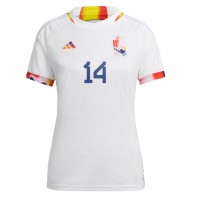 Camisa de time de futebol Bélgica Dries Mertens #14 Replicas 2º Equipamento Feminina Mundo 2022 Manga Curta
